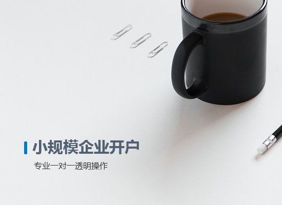 <b>小規(guī)模企業(yè)開戶</b>